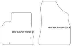 es. tapis de sol auto MTM Top - bordure noire similicuir - surpiqure blanche