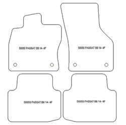 Tappetini per Volkswagen Passat (B8) Variant 12.2014-11.2023 MTM Top