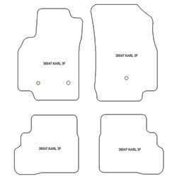 Tappetini per Opel Karl 05.2015-06.2019 MTM Top