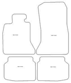Tappetini per BMW Serie 7 (F01) 10.2008-09.2015 MTM Top
