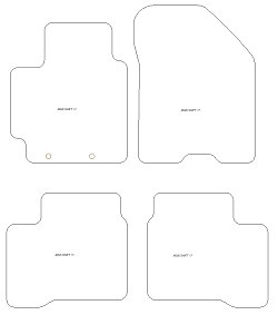 Tappetini per Suzuki Swift V anche Hybrid 05.2017-03.2024 MTM Top