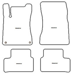 Tapis pour Mercedes Classe B (W247) (aussi Plug-in Hybrid) 2019- MTM Top