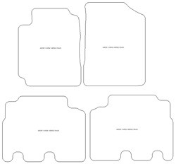 Tappetini per Toyota Yaris Verso 1999-2005 MTM Top
