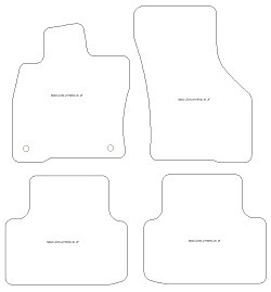 Tapis pour Cupra Leon 5 portes / Sportstourer eHybrid 09.2020- MTM Top