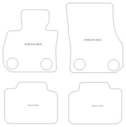 Tapis pour BMW Serie 2 (U06) Active Tourer 02.2022- MTM Top