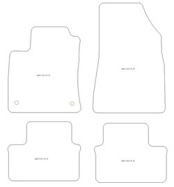 Tapis pour Mitsubishi Colt VII (aussi Hybrid) 10.2023- MTM Top