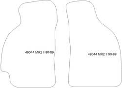 Tapis pour Toyota MR2 1990-1999 MTM Top