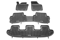 Tapis pour Seat Alhambra II 7 sieges 09.2010-03.2022 MTM 3D caoutchouc